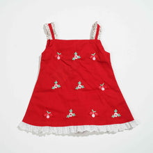 Load image into Gallery viewer, NEW BORN -FROCK RED
