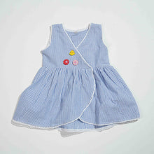 Load image into Gallery viewer, NEW BORN GIRLS FROCK - BLUE
