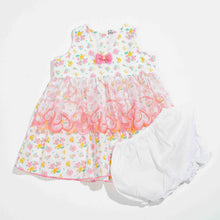 Load image into Gallery viewer, NEW BORN GIRLS FROCK-PINK
