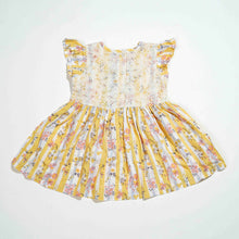 Load image into Gallery viewer, NEW BORN GIRLS FROCK - YELLOW
