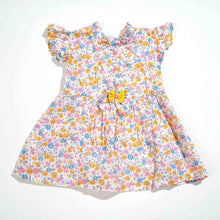 Load image into Gallery viewer, NEW BORN GIRLS FROCK-SKY BLUE
