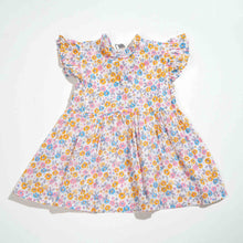 Load image into Gallery viewer, NEW BORN GIRLS FROCK-SKY BLUE
