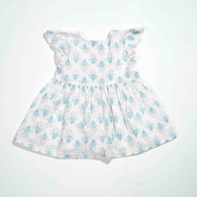 Load image into Gallery viewer, NEW BORN GIRLS FROCK - LIGHT PINK AOP
