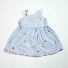 Load image into Gallery viewer, Baby Girls Frock - Sky Print
