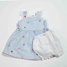 Load image into Gallery viewer, Baby Girls Frock - Sky Print
