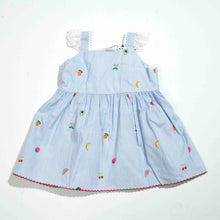 Load image into Gallery viewer, Baby Girls Frock - Sky Print
