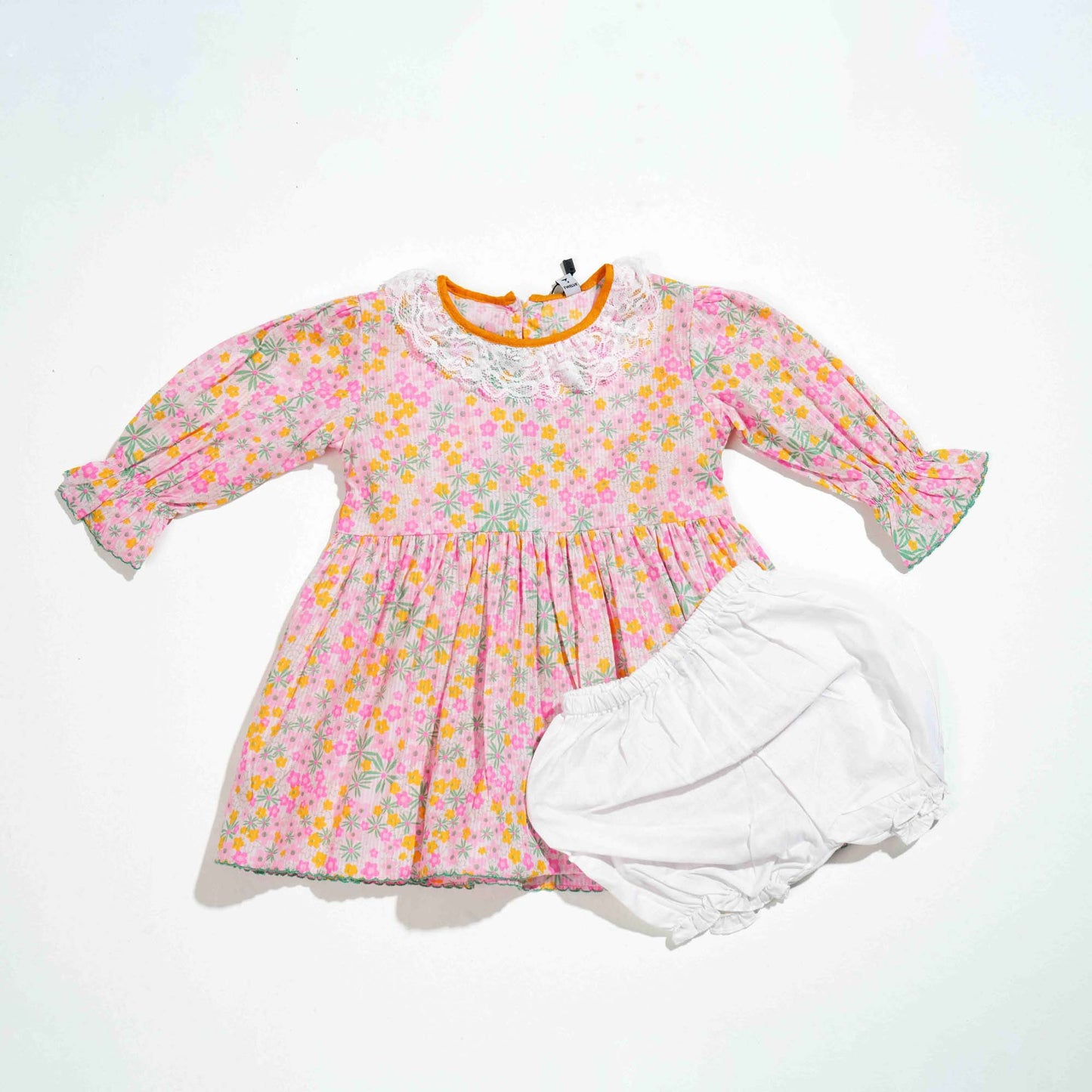 New Born Girls Frock - Pink