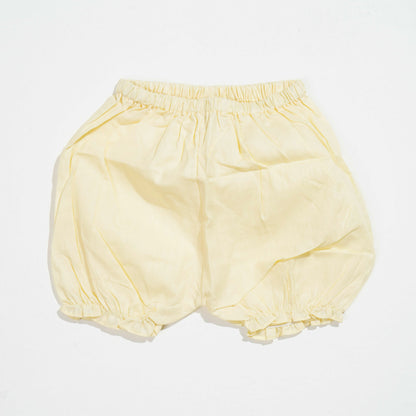 New Born Girls Frock Yellow