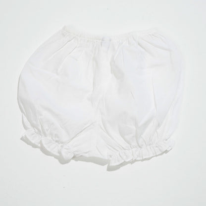 New Born Girls Frock - White Aop