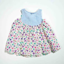 Load image into Gallery viewer, NEW BORN GIRLS FROCK - WHITE FLORAL
