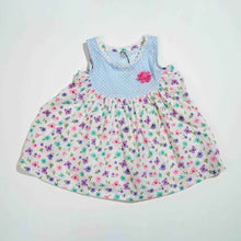 Load image into Gallery viewer, NEW BORN GIRLS FROCK - WHITE FLORAL
