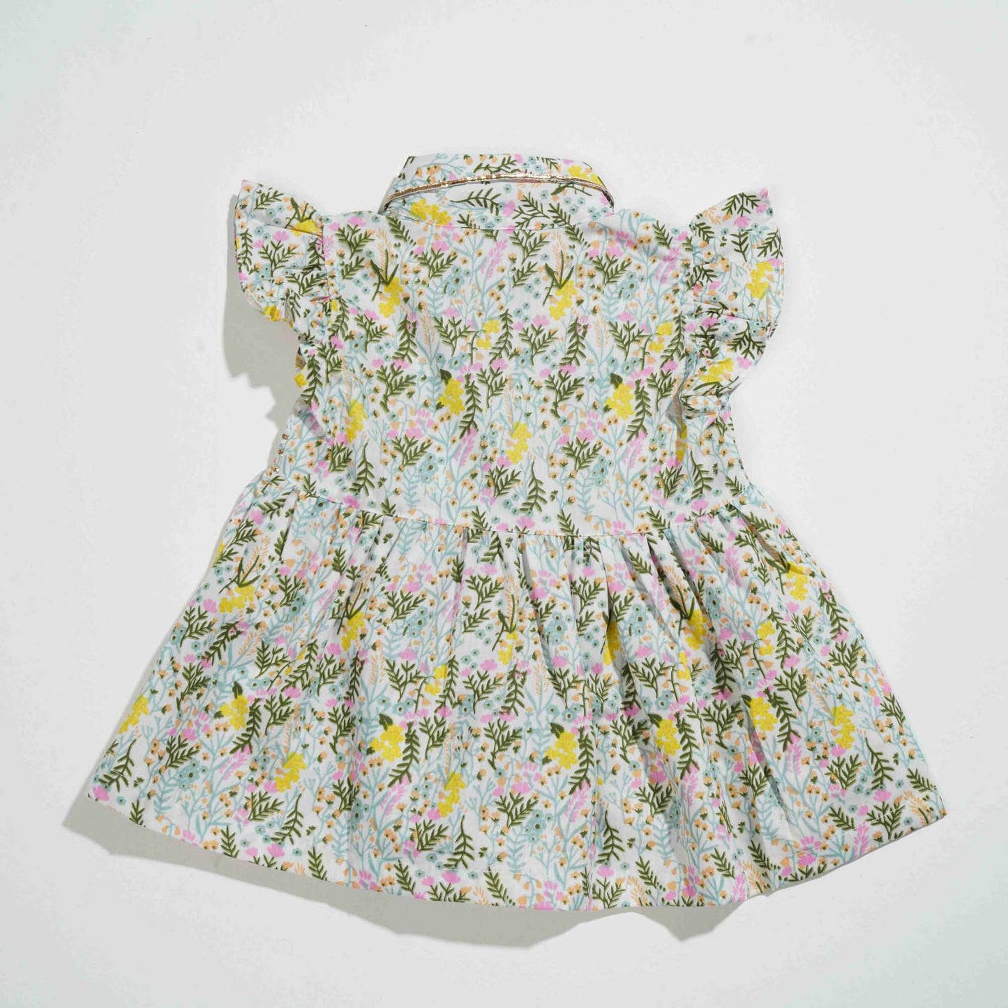 New Born Girls Frock - Sky Blue