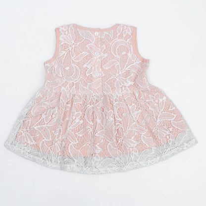 New Born Pink Girls Frock