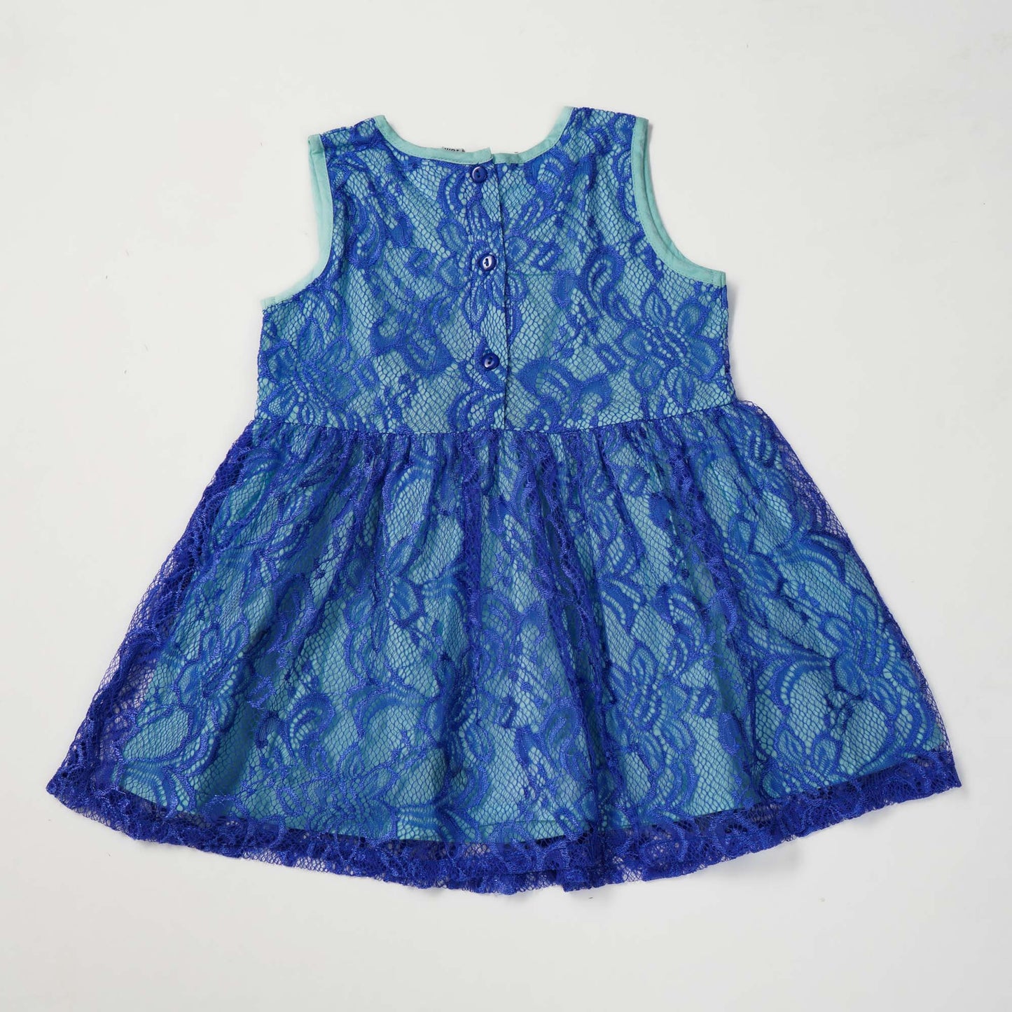 New Born Blue Girls Frock