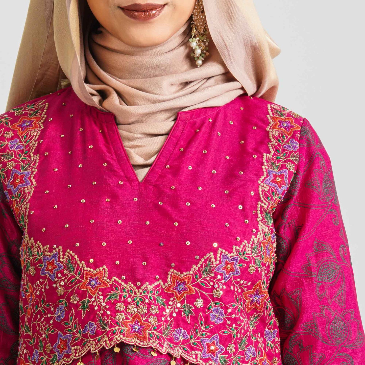 Women's Silk Georgette Gown