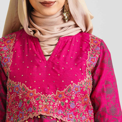 Women's Silk Georgette Gown