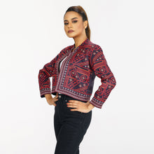 Load image into Gallery viewer, Women&#39;s Ethnic Black Jacket
