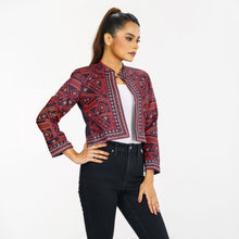 Load image into Gallery viewer, Women&#39;s Ethnic Black Jacket
