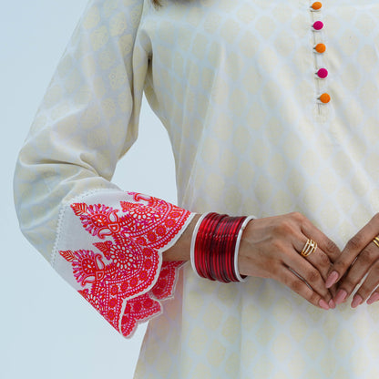 Women’s Off White Kurti