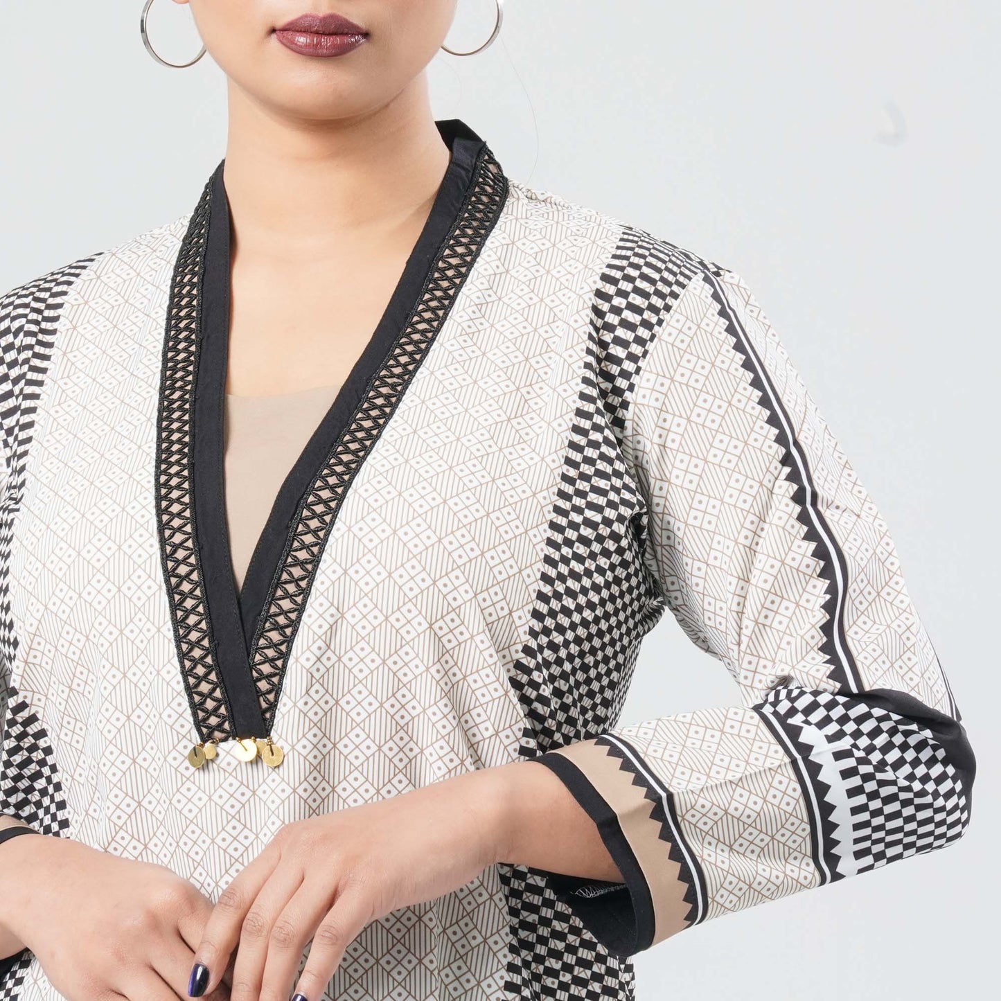 Women's Blended Silk Kurti