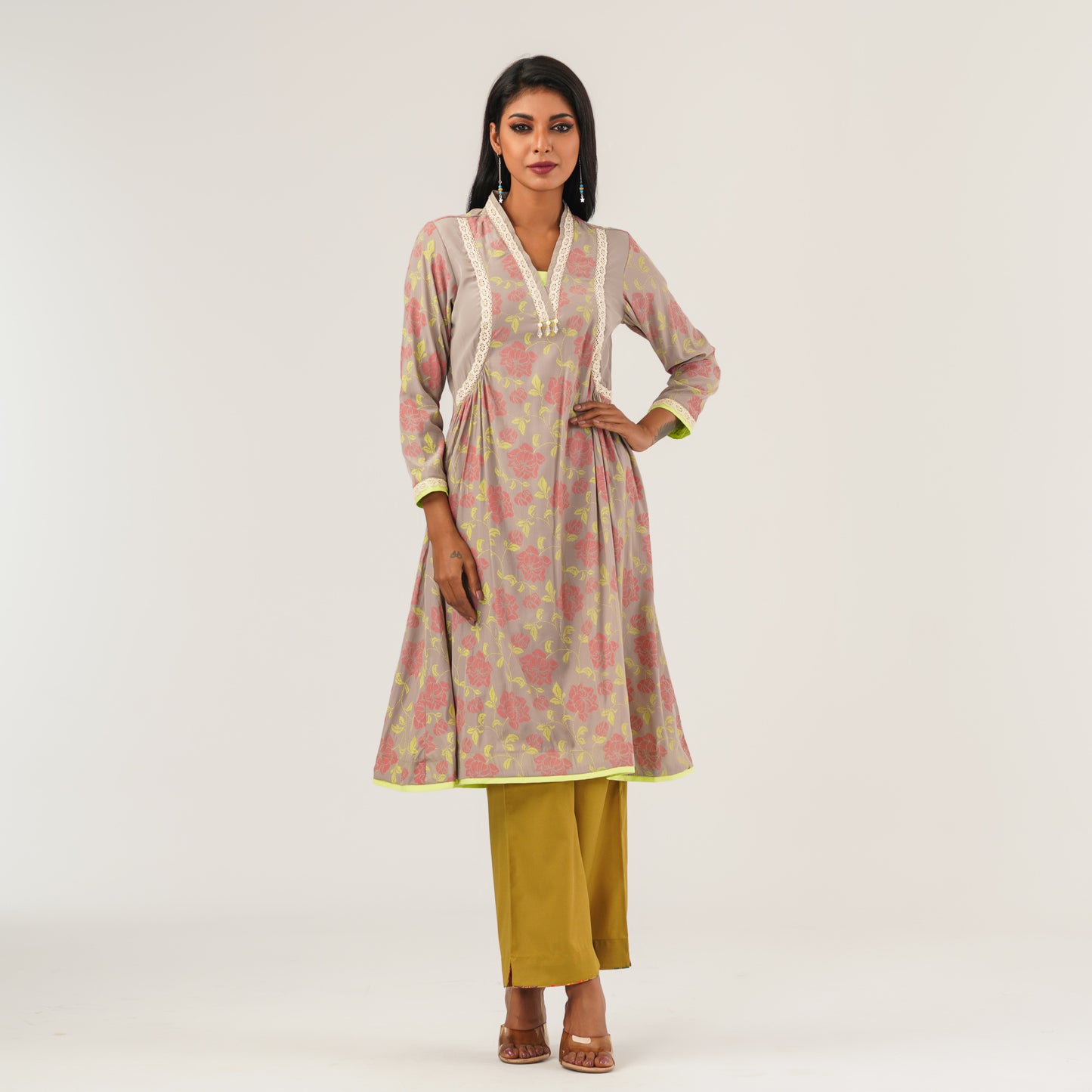 Ethnic Off-White High Range Kurti