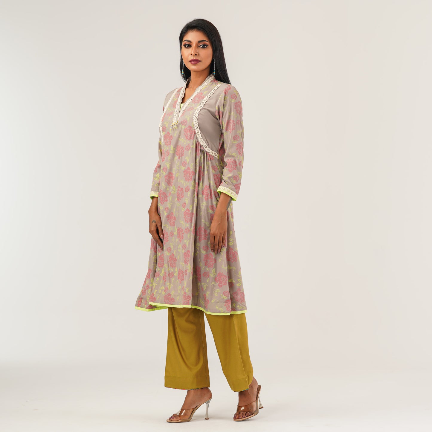 Ethnic Off-White High Range Kurti