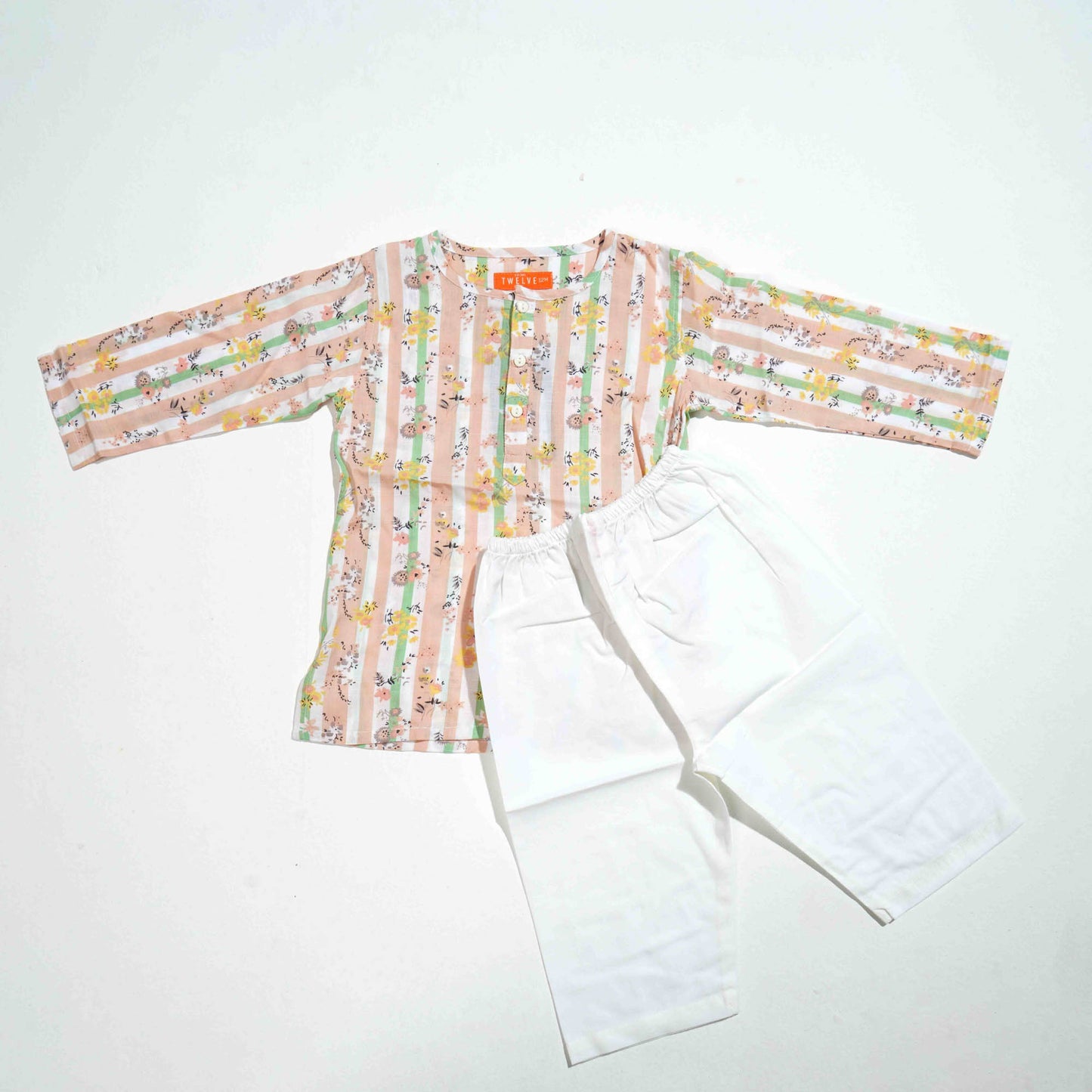 NEW BORN BOYS PANJABI - LIGHT PINK
