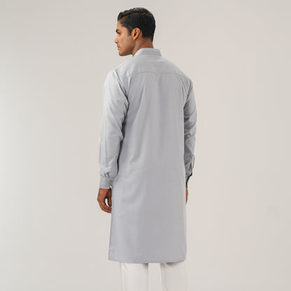 Mens Cloud Ash Premium Panjabi