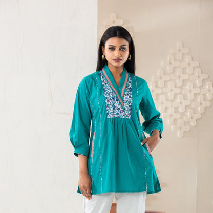 Womens Ethnic Top-Paste