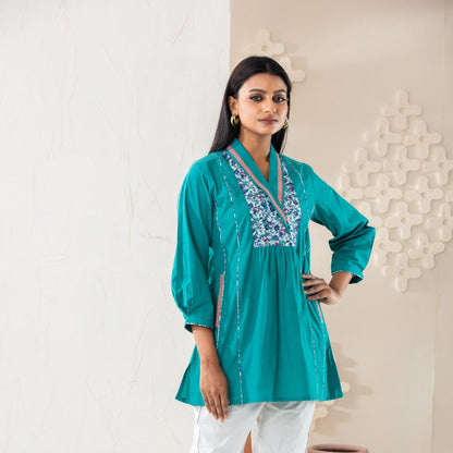 Womens Ethnic Top-Paste