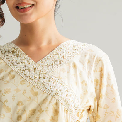 Womens Cream White Tops