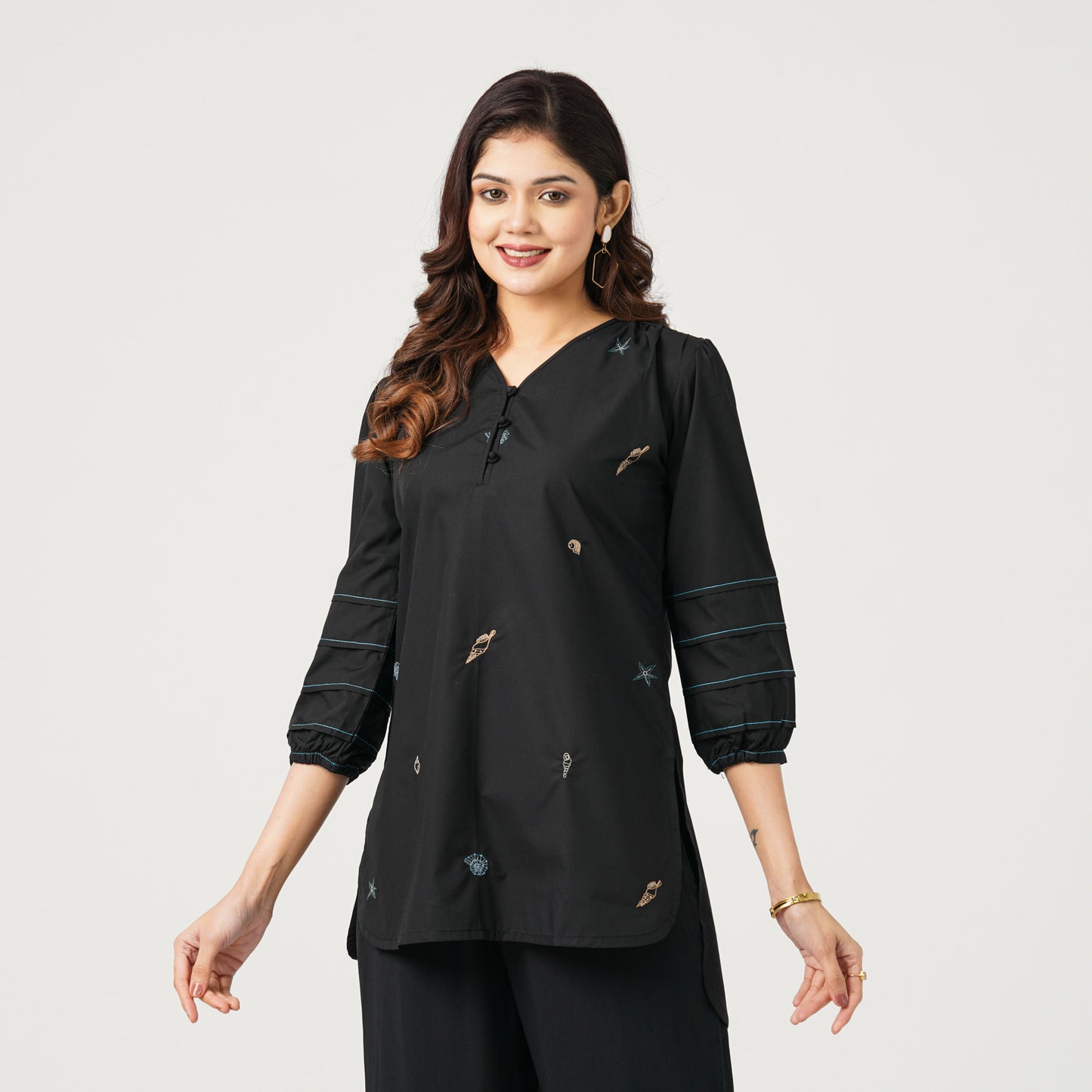 Women’s Cotton Embroidered Top