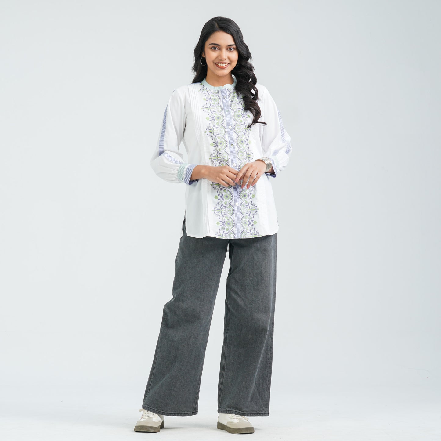 Women’s White Cotton Top