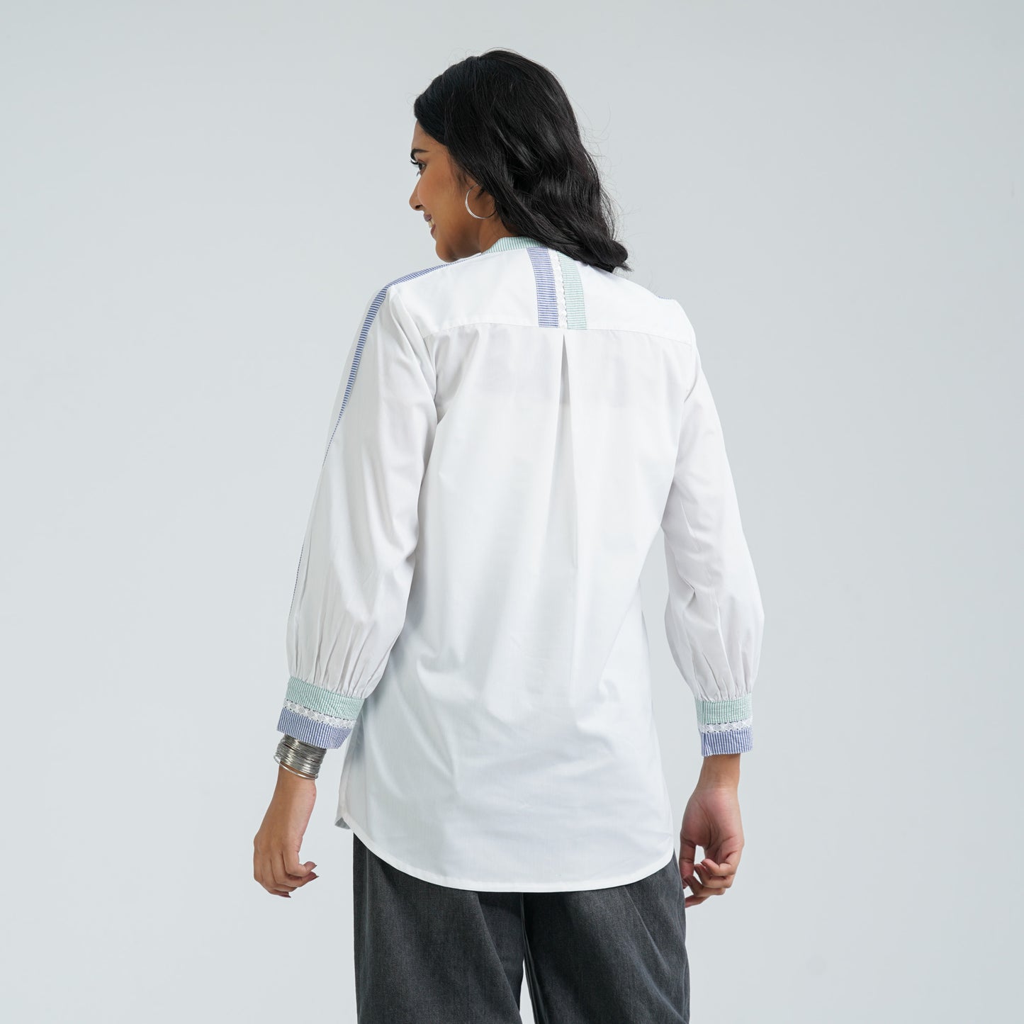 Women’s White Cotton Top
