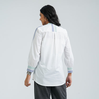 Women’s White Cotton Top