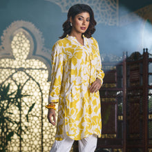 Load image into Gallery viewer, ETHNIC TUNIC-YELLOW
