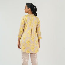 Load image into Gallery viewer, Womens Ethnic Beige Yellow Tunic
