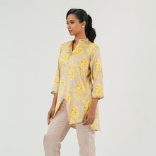 Load image into Gallery viewer, Womens Ethnic Beige Yellow Tunic
