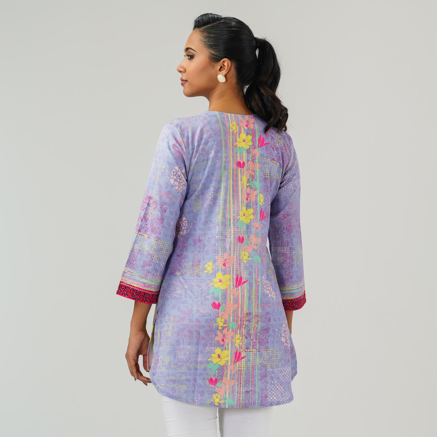 Womens Ethnic Lavender  Tunic