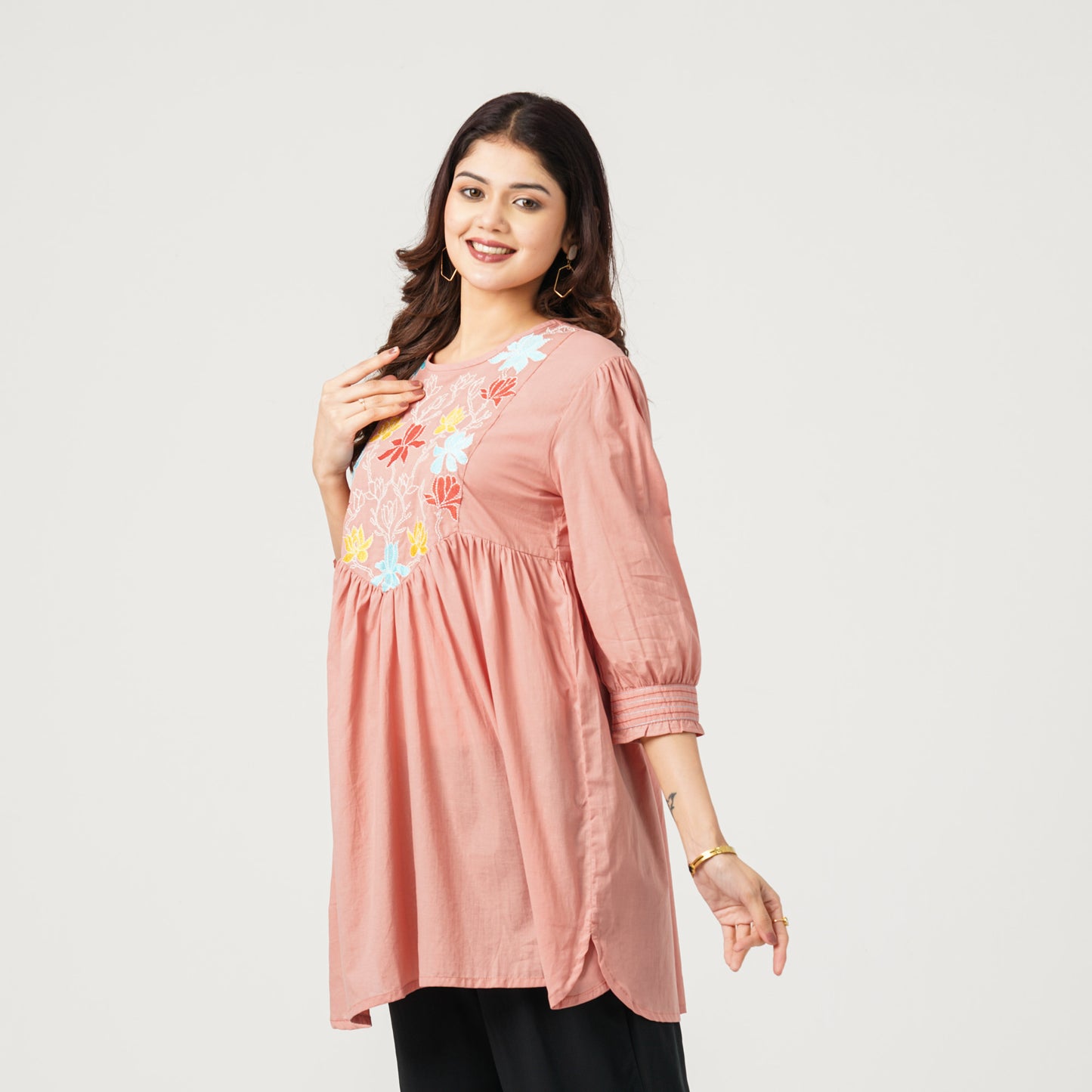 Women’s Cotton Embroidered Tunic