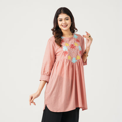 Women’s Cotton Embroidered Tunic