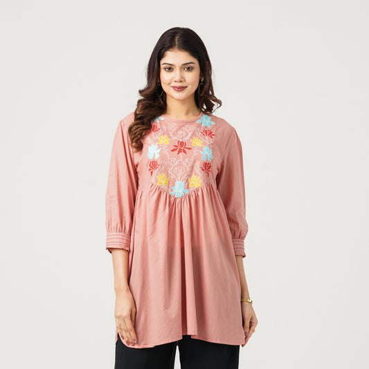 Women’s Cotton Embroidered Tunic