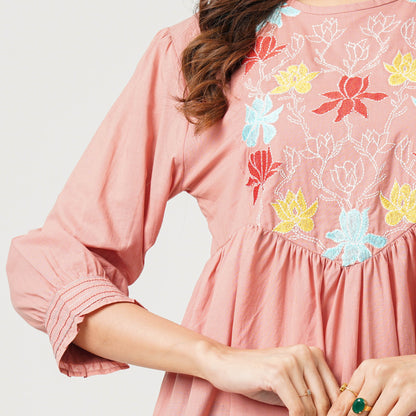 Women’s Cotton Embroidered Tunic