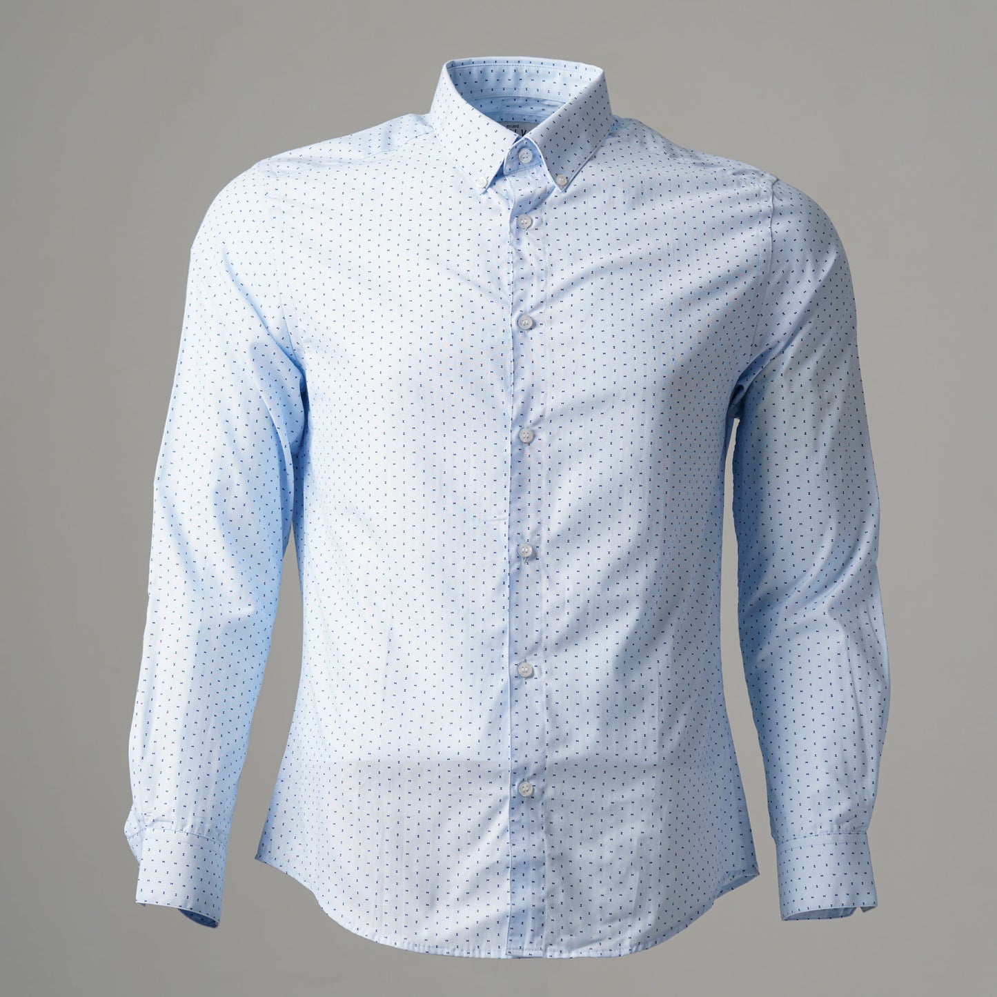 Mens Sky Blue Formal Shirt