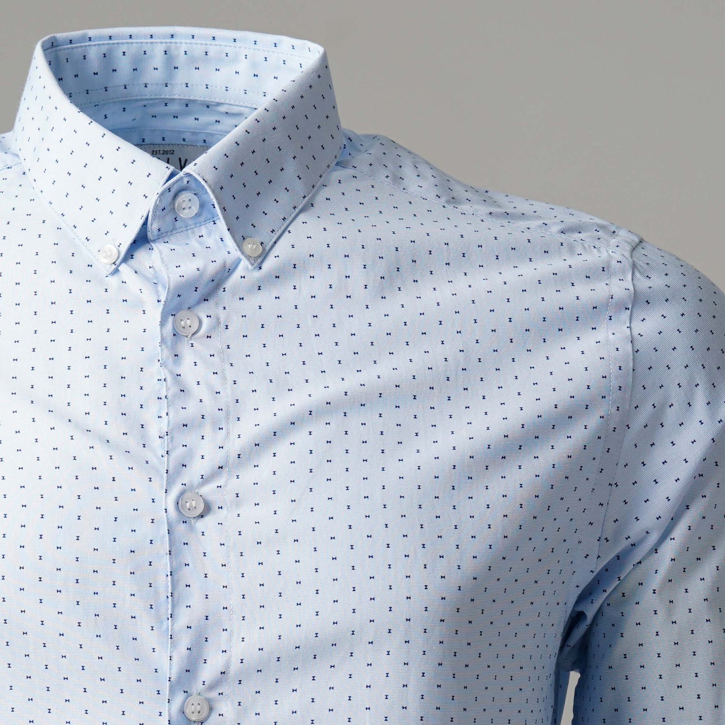 Mens Sky Blue Formal Shirt