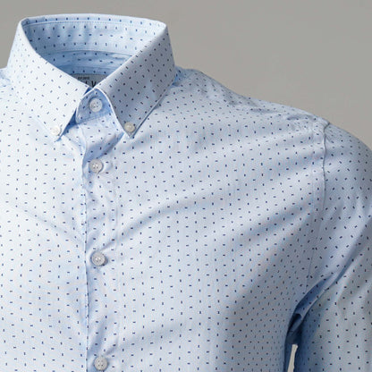 Mens Sky Blue Formal Shirt