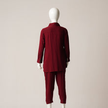 Load image into Gallery viewer, BOYS EMBROIDERY KABLI-MAROON
