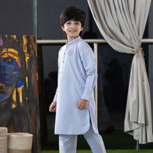 Load image into Gallery viewer, BOYS EMBROIDERY KABLI-LIGHT BLUE
