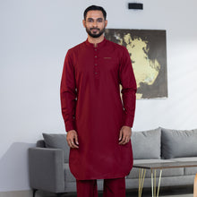 Load image into Gallery viewer, MENS EMBROIDERY KABLI-MAROON

