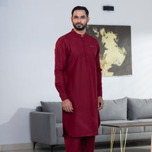 Load image into Gallery viewer, MENS EMBROIDERY KABLI-MAROON
